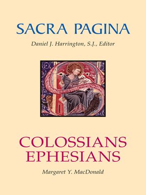 cover image of Sacra Pagina: Colossians and Ephesians